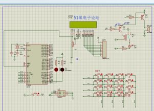基于51单片机的电子密码锁系统设计制作,电路图 源程序 仿真电路